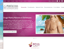Tablet Screenshot of dominican-breast-surgery.com